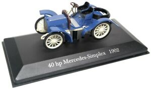 【送料無料】模型車 モデルカー デアゴスティーニメルセデスシンプレックスレベルボックスブリスターカードdeagostini mercedes simplex, bauj 1902, level 143, boxed and on blister card