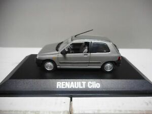 【送料無料】模型車 モデルカー ルノークリオグレーグリーンディーラーノレブrenault clio 1 greygreen dealer norev 143