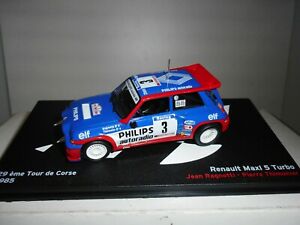 【送料無料】模型車 モデルカー ルノーマキシターボツアーコルスラリーラグノーティアルタヤrenault 5 maxi turbo tour corse rally 1985 ragnotti altaya ixo 143