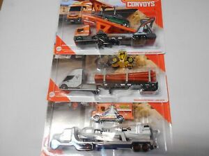 【送料無料】模型車 モデルカー マッチボックステスラキャバーバーロンスターmatchbox convoys tesla, cabover, lonestar