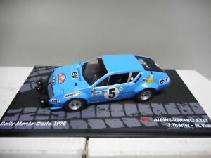 【送料無料】模型車 モデルカー アルパインルノーモンテカルロラリーザリエイーグルモスalpine renault a310 monte carlo rally 1975 jl therier eaglemoss ixo 143