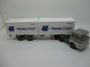 【送料無料】模型車 モデルカー ウィキングヘンシェルセミトレーラーハパグロイドwiking henschel semitrailer hapag lloyd, sour hb nr8371ch