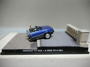 【送料無料】模型車 モデルカー ルノータクシーキルジェームズボンドデアゴスティーニrenault 11 taxi a view to a kill gift james bond 007 deagostini ixo 143