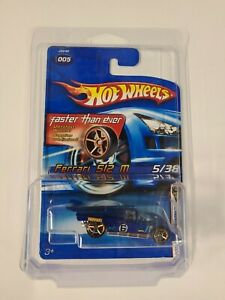 【送料無料】模型車 モデルカー ホットホイールフェラーリプロテクトボックスバブルラップ2005 hot wheels ferrari 512 m shipsprotectoboxbubble wrap|hokushin