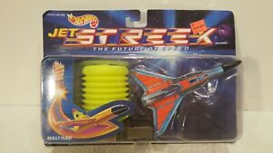 【送料無料】模型車 モデルカー マテルホットホイールジェットストレックスマシンプレーンシールmattel vtg 1991 hot wheels jet streex machines plane sealed｜hokushin