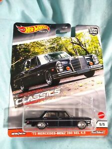 【送料無料】模型車 モデルカー ホットホイールモダンクラシックメルセデスベンツ2020 hot wheels modern classics ‘72 mercedes benz 280 sel 45 car culture|hokushin