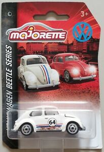 【送料無料】模型車 モデルカー マジョレットフォルクスワーゲンビートルホワイトミニカーモデルmajorette volkswagen beetle white 64 diecast model car limited edition 2019