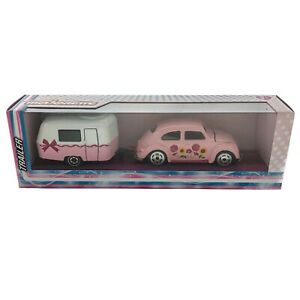【送料無料】模型車 モデルカー フォルクスワーゲンビートルエリバパックマジョレットガールマジングピンクドライブ