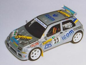 【送料無料】模型車 モデルカー ルノークリオマキシベルツジラリーラーブデカールスクリーンrenault clio maxi bertuzzi rally raab 1999 decals screen printing 143