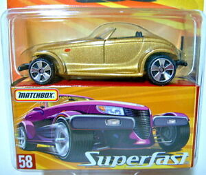 【送料無料】模型車 モデルカー マッチボックスシリーズプリマスプロウラーmatchbox sf series 2005 58 plymouth prowler