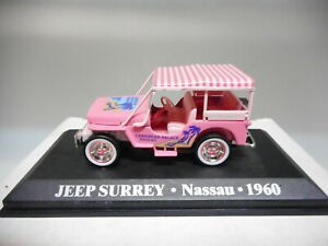 【送料無料】模型車 モデルカー ジープサリータクシーナッソーハードボックスjeep surrey taxi nassau 1960 altaya ixo 143 hard box