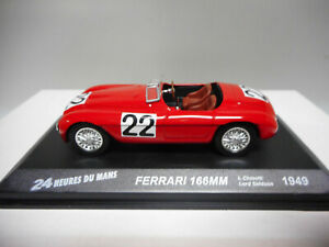 【送料無料】模型車 モデルカー フェラーリデュマンアルタヤferrari 166 mm winner 24 heures du mans 1949 altaya ixo 143