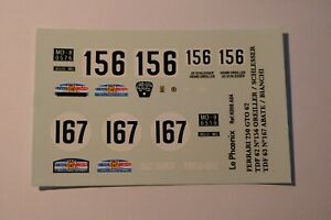 【送料無料】模型車 モデルカー デカールフェニックスフェラーリツールドフランスdecal the phoenix ferrari 250 gto tour de france 1962 63 143 no le mans amr