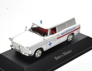 【送料無料】模型車 モデルカー シムカマーリーブレークステーションワゴンアトラスボックスsimca marly break station wagon ambulance 1959 7495010 atlas 143 in a box