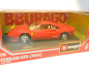 【送料無料】模型車 モデルカー ブラゴフェラーリスケールburago ferrari gto 1984 scale 124 0572 170479