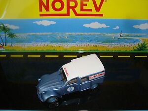 【送料無料】模型車 モデルカー ミニチュアシトロエンアズヴィツリーパブブタガズボックスminiature citroen 2 cv azu vitree 1968 pub butagaz 143 in box