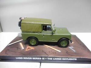 【送料無料】模型車 モデルカー ランドローバーシリーズリビングデイライトジェームズボンドland rover series iii living daylights james bond 007 ixo 43
