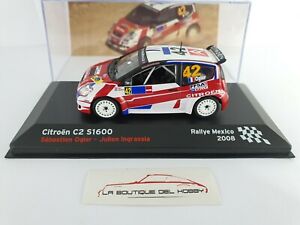 【送料無料】模型車 モデルカー シトロエンラリーメキシコオジェアルタヤスケールcitroen c2 s1600 rallye mexico s ogier 2008 altaya scale 143