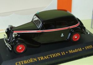 【送料無料】模型車 モデルカー シトロエントションタクシーデマドリードジュニアボックスcitroen traction 11 taxi de madrid 1955 cixj000044 ixo junior 143 in a box
