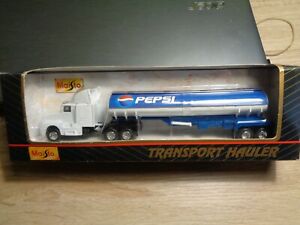 【送料無料】模型車 モデルカー マイストペプシタンカーmaisto transport hauler pepsi tanker 187