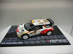 【送料無料】模型車 モデルカー シトロエンラリードイツダニソルドイーグルモスcitroen ds3 wrc rally deutschland 2013 n3dani sordo eaglemoss ixo 143