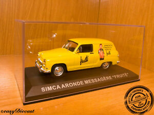 【送料無料】模型車 モデルカー シムカアロンドメッセージフルテイエローミントsimca aronde messagerefruite 143 yellow mint