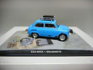 【送料無料】模型車 モデルカー ザズゴールデンジェームズボンドzaz965a goldenye james bond 007 ixo 143