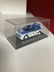 【送料無料】模型車 モデルカー メトロトラックラリーボックスixo 143 mg metro 6r4 rac rally 1985 in box