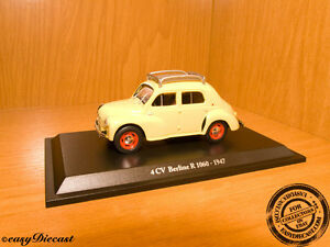 【送料無料】模型車 モデルカー ルノーベルベルミントrenault 4cv 4cv berline r1060 143 1947 mint