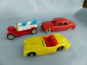 【送料無料】模型車 モデルカー ロットプラスチックカーオースティンヒーリーキーピューゴエダイムラーlot plastic cars austin healey hong kong key peugoet 403 daimler 1911