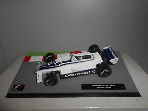 【送料無料】模型車 モデルカー ブラバムネルソンピケbt49 1981 brabham nelson piquet collect formula f1 ixo 143