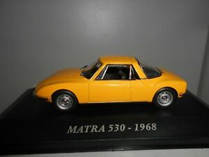 【送料無料】模型車 モデルカー マトラアルタヤmatra 530 1968 voitures d famous altaya ixo 143
