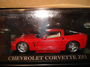 【送料無料】模型車 モデルカー シェビーコルベットクーペレッドchevy corvette z51 coupe red 143