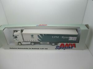 【送料無料】模型車 モデルカー メルセデスアーティキュレドローリーキムメネamwawm mercedes articulated lorry upm kymmene 71103 ssk8 *