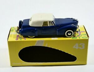 【送料無料】模型車 モデルカー リオリンカーンボックスボックスプレーrio 43 lincoln continental 1941 143 never played in boxboxed