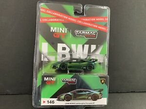 【送料無料】模型車 モデルカー ミニワークスランボルギーニウラカンマジックグリーンmini gt lb works lamborghini huracan gt lhd magic green mgt00146 164