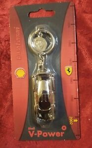 【送料無料】模型車 モデルカー シェルパワーエンツォフェラーリメタルキーリングvery rare shell vpower icial enzo ferrari metal keyring 2002