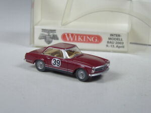 【送料無料】模型車 モデルカー ワイキングスペシャルモデルメルセデスクーペラリーwiking special model mercedes 280 sl coupe rally for imb 2003 bnib