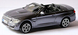 【送料無料】模型車 モデルカー カブリオレグリスメタリコbmw m4 f83 cabriolet 201417 gris metalico 143 bburago