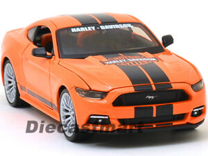 【送料無料】模型車 モデルカー マイストフォードマスタングクーペハーレーダビッドソンナランジャコチェmaisto 124 32188 2015 ford mustang gt coupe harley davidson naranja coche
