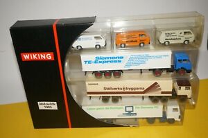 【送料無料】模型車 モデルカー ワイキングウェルベモデルトラックテイリグトップカートン
