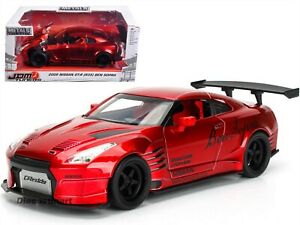 【送料無料】模型車 モデルカー ベンソプラロホチューナーズモデロポージャダ2009 nissan gtr r35 ben sopra rojo jdm tuners 124 modelo por jada 98648