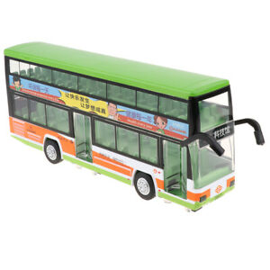 【送料無料】模型車 モデルカー プルバックダブルデッカーバスヴェヒキュレスミニモデルトイズライト