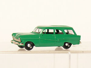 【送料無料】模型車 モデルカー ブレキナフォードトゥーヌスファミリーグリーンオーグbrekina 1903 ford taunus 17m family green 187h0 emb orig