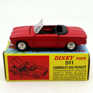 【送料無料】模型車 モデルカー アトラスディンキートイズカブリオレプジョーレッドミニカーatlas dinky toys 511 cabriolet 204 peugeot red 143 diecast models car