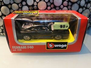【送料無料】模型車 モデルカー ブラゴメタルフェラーリエストレナーヴィンテージburago metal 143 ferrari f40 estrenar vintage