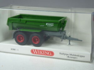 【送料無料】模型車 モデルカー ワイキングクランプハーフパイプティッパーグリーントップnlkr22 wiking 038811 krampe halfpipetipper green top bnib