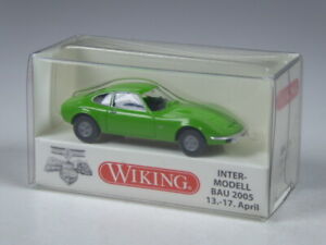 【送料無料】模型車 モデルカー トップオペルフロッググリーンワイキングnlkr6 wiking opel gt frog green for imb 2005 top bnib