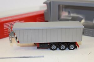 【送料無料】模型車 モデルカー ヘルパケンプレモルケグリスロナヌエボエンエンオーグherpa 076555 kempf remolque gris lona, 3achs 187 h0 nuevo en emb orig