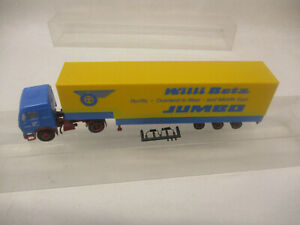 【送料無料】模型車 モデルカー ヘルパメルセデスアーティクルウィリベッツx13443 herpa 187 mercedes articulated willi betz vgc|hokushin